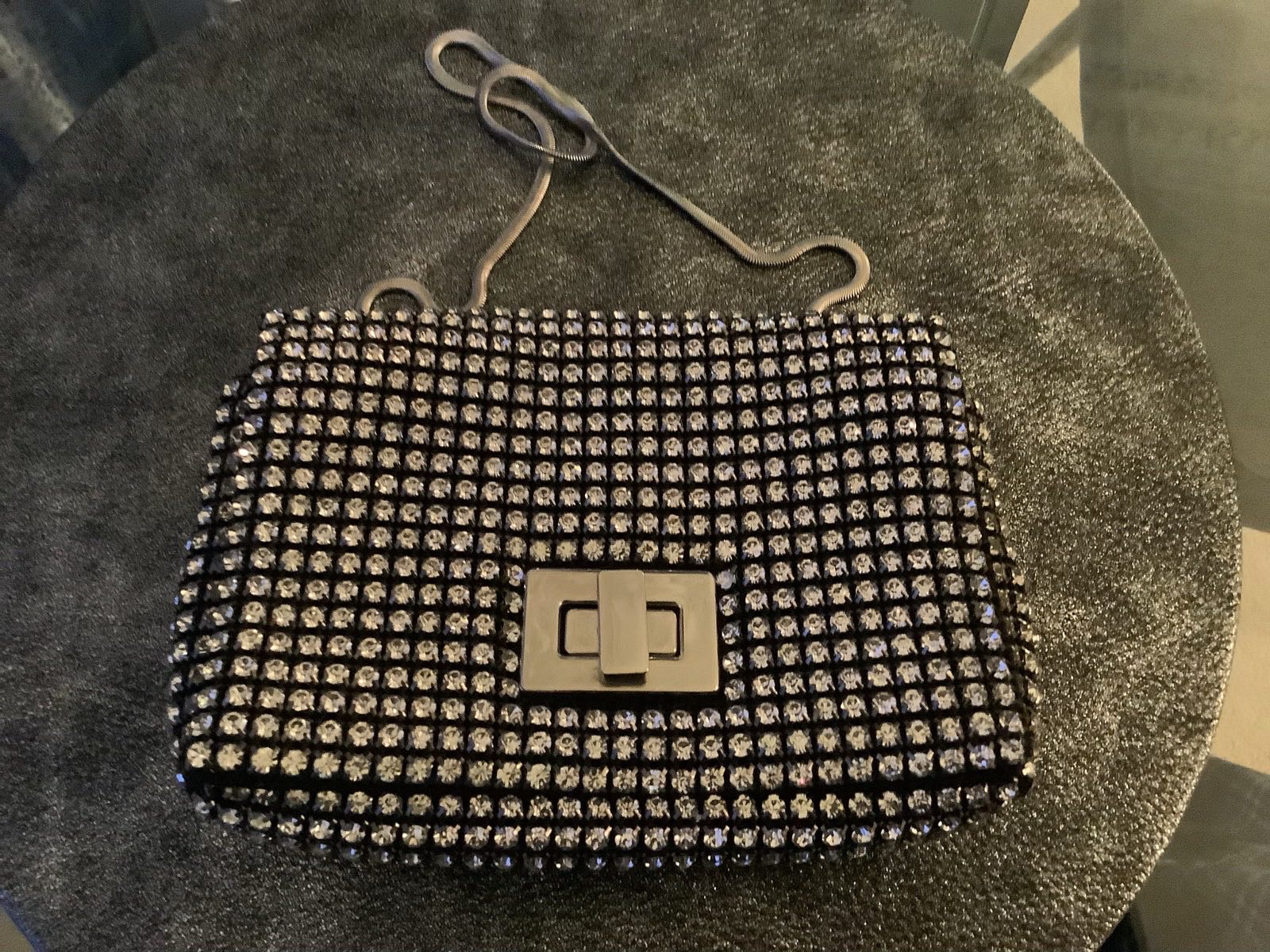 L K Bennett London evening clutch bag
