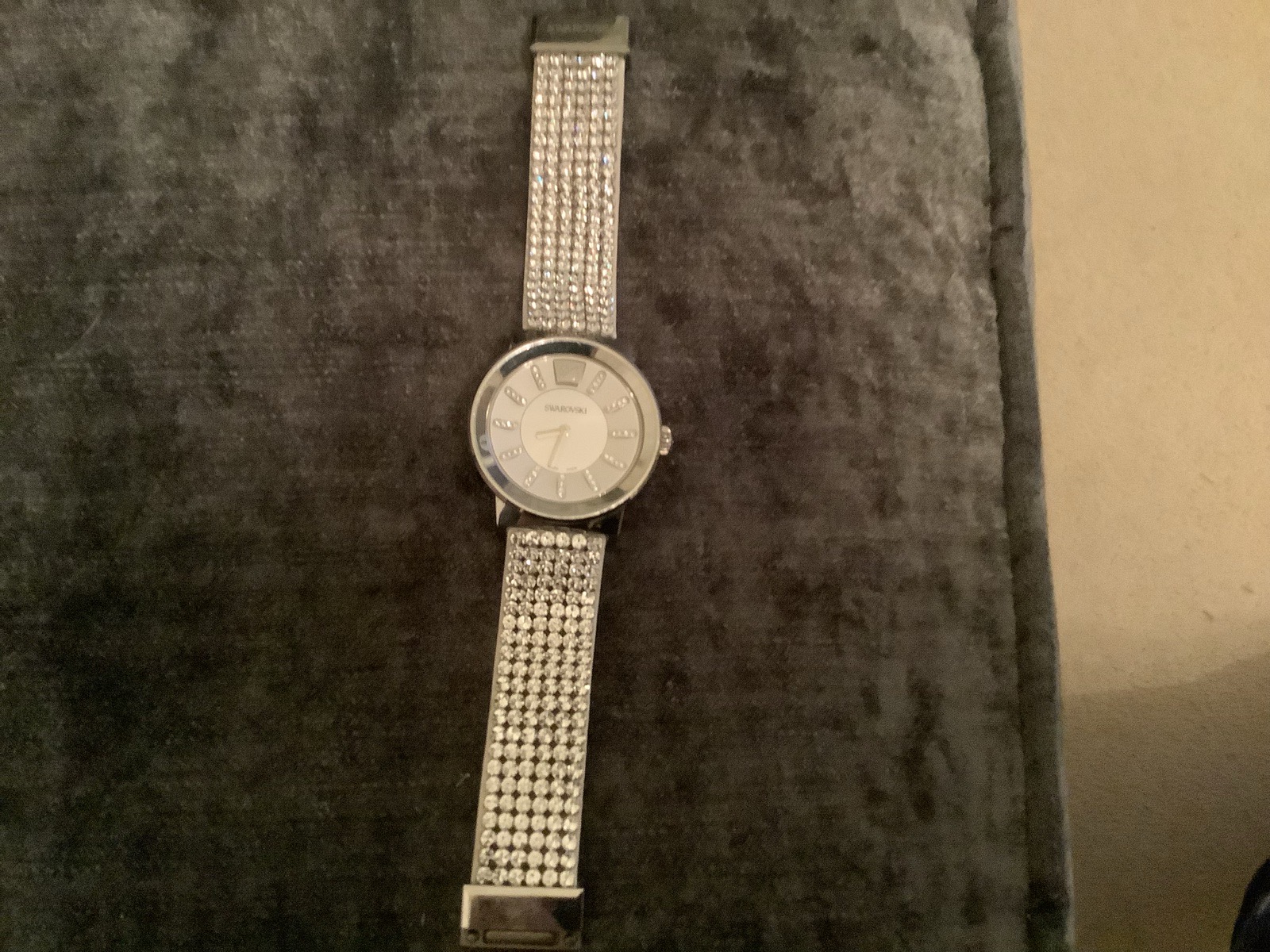 Swarovski piazza ladies crystal mesh watch
