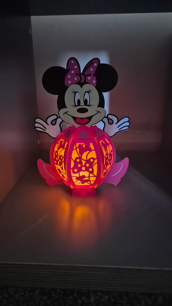 Make your own minnie lantern kit! Decoration! Light! Craft! Activity!