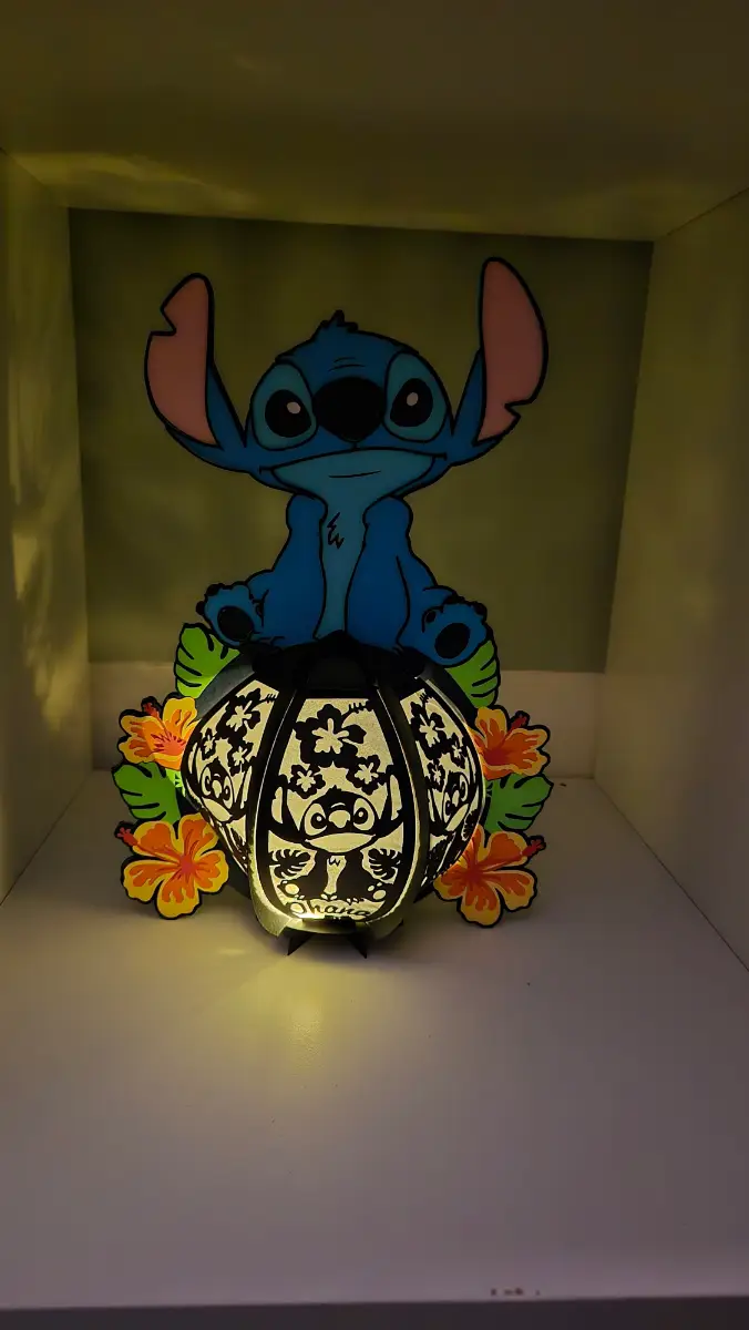 Make your own Stitch lantern kit! Decoration! Light! Craft! Activity!