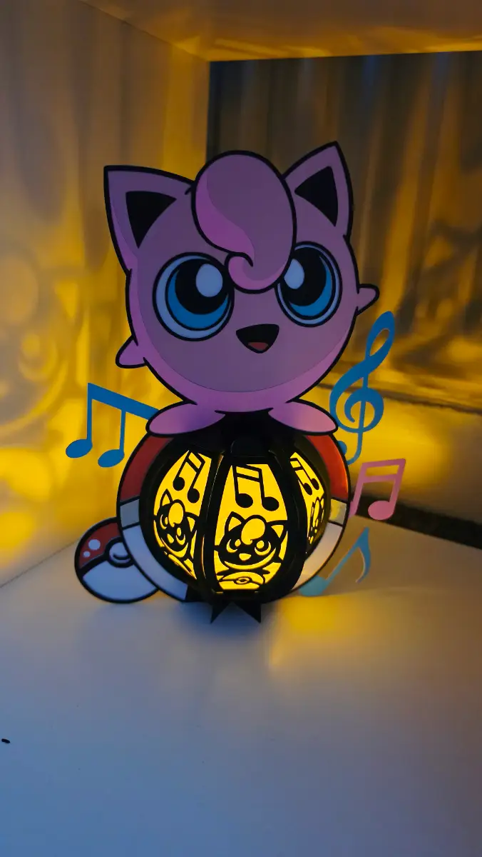 Make your own jigglypuff lantern kit! Decoration! Light! Craft! Activity!