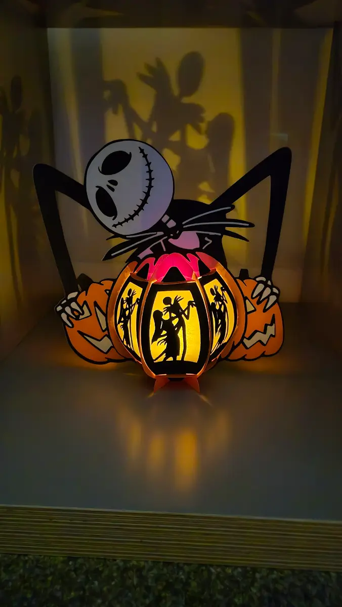 Make your own jack Skellington lantern kit! Decoration! Light! Craft! Activity!