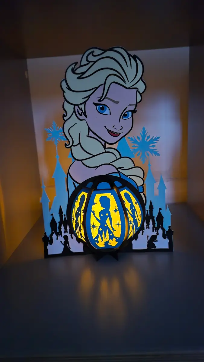 Make your own Elsa lantern kit! Decoration! Light! Craft! Activity!