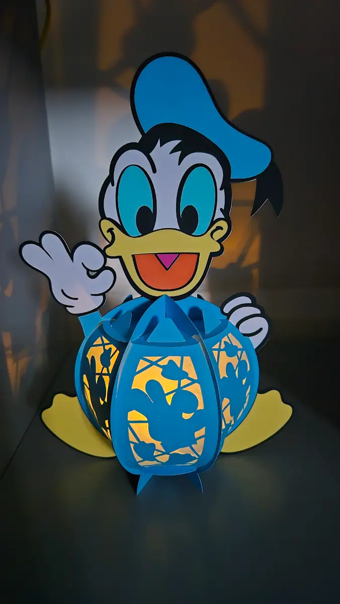 Make your own Donald Duck lantern kit! Decoration! Light! Craft! Activity!