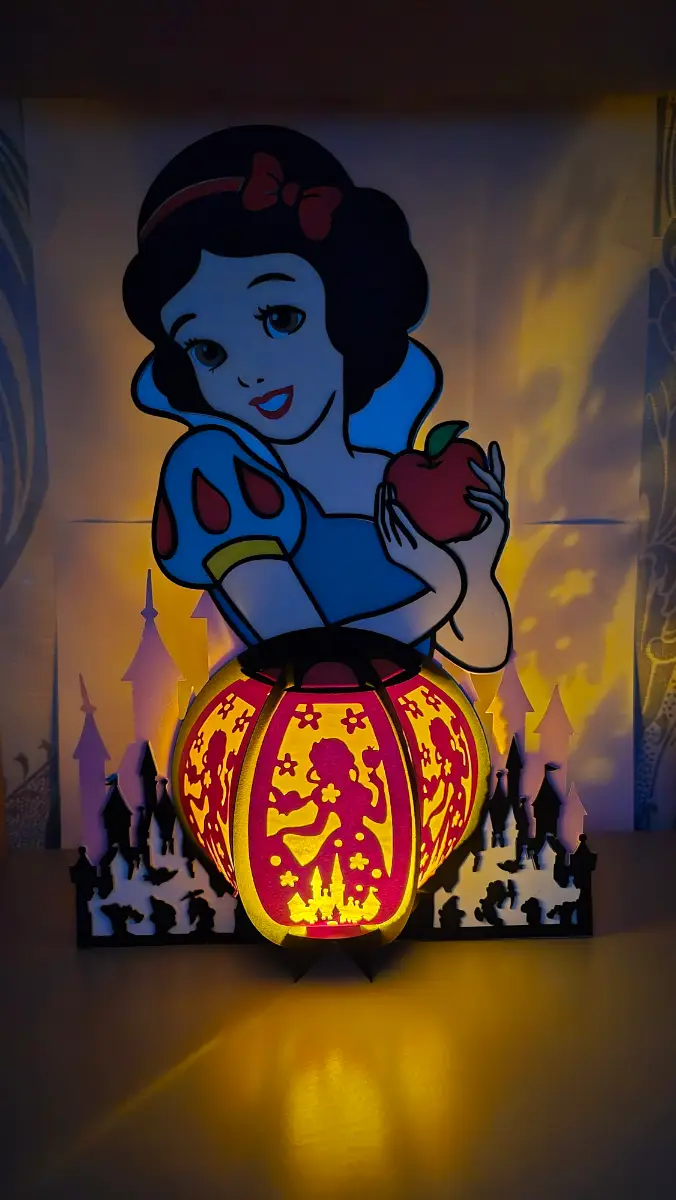 Make your own snow white lantern kit! Decoration! Light! Craft! Activity!