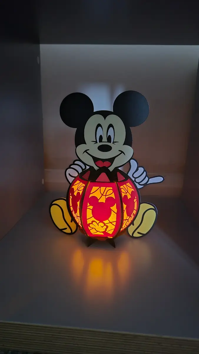 Make your own mickey lantern kit! Decoration! Light! Craft! Activity!