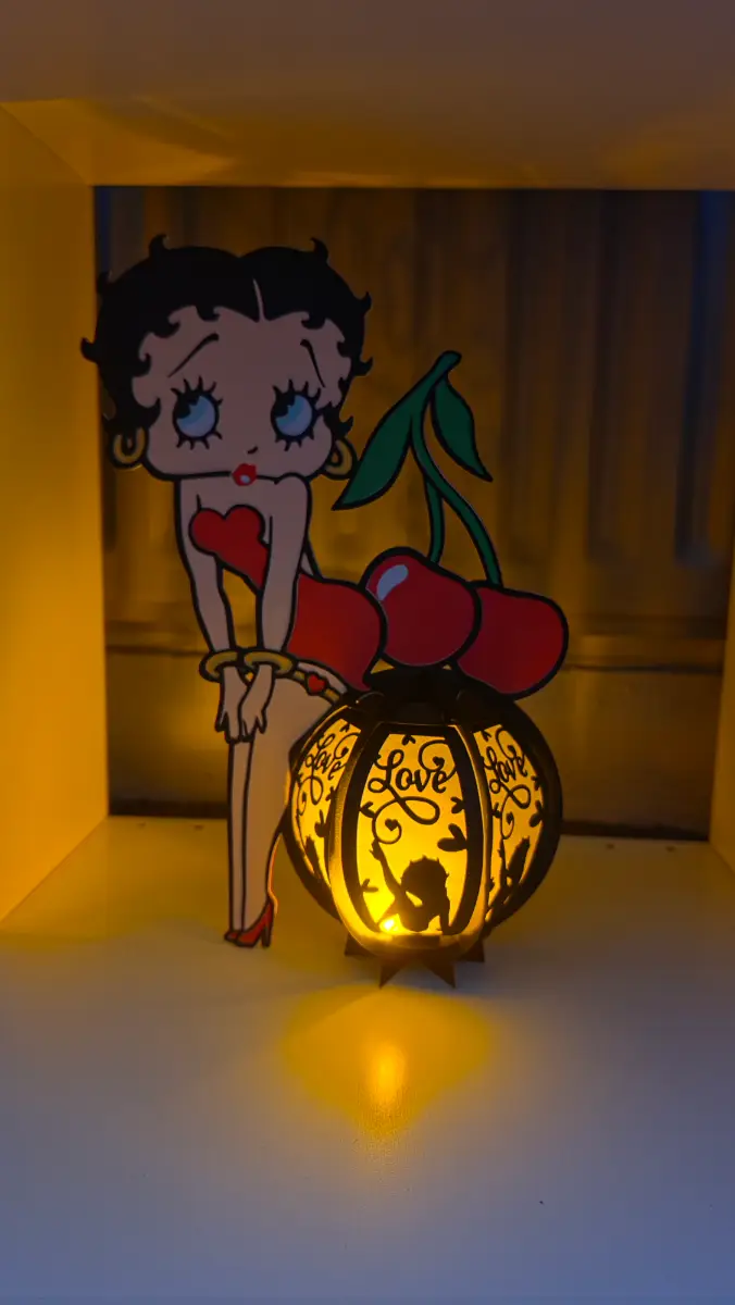 Make your own Betty boop lantern kit! Decoration! Light! Craft! Activity!