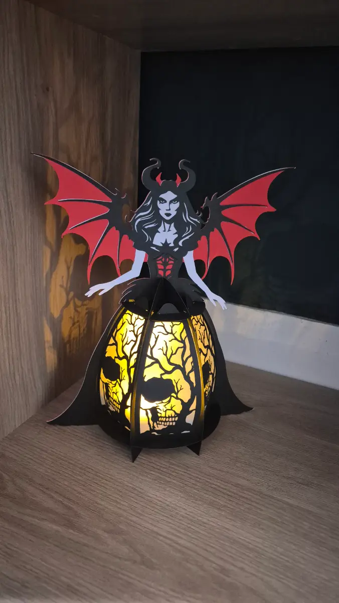 Make your own gothic witch lantern kit! Decoration! Light! Craft! Activity!
