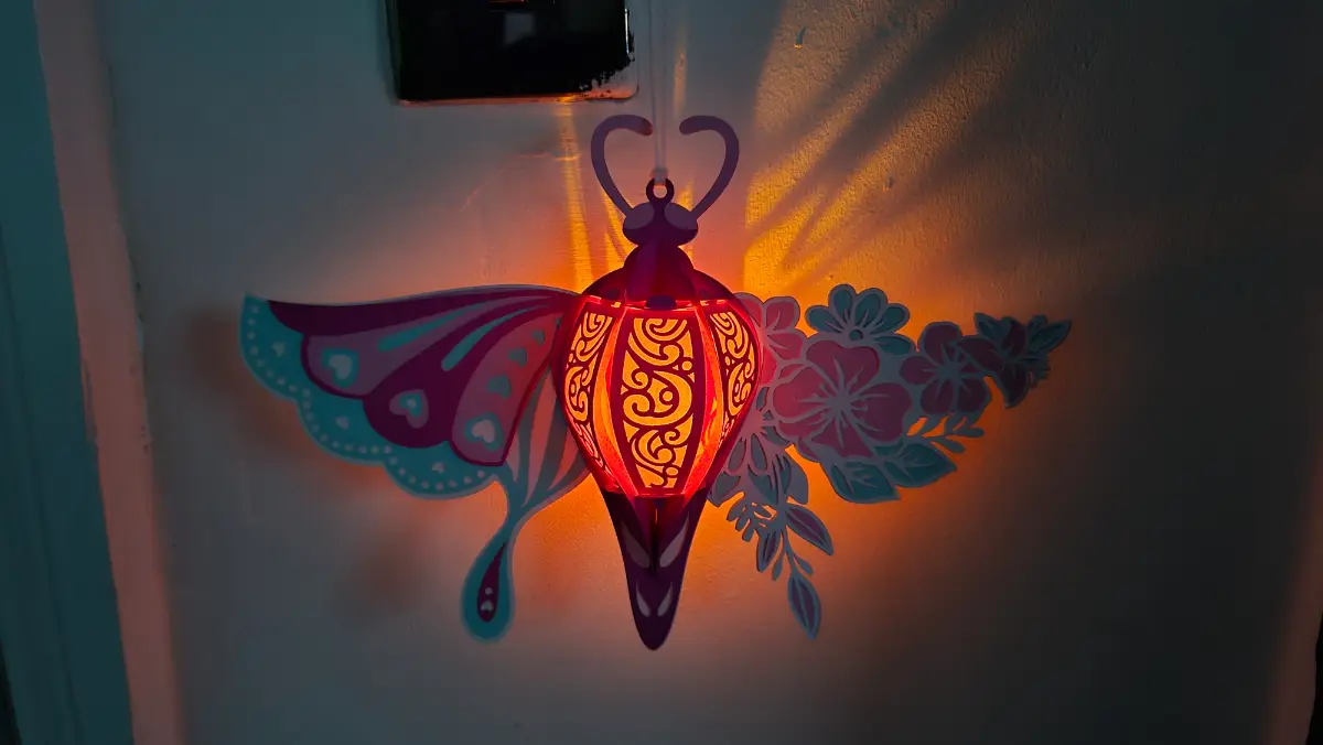 Make your own butterfly lantern kit! Decoration! Light! Craft! Activity pack!