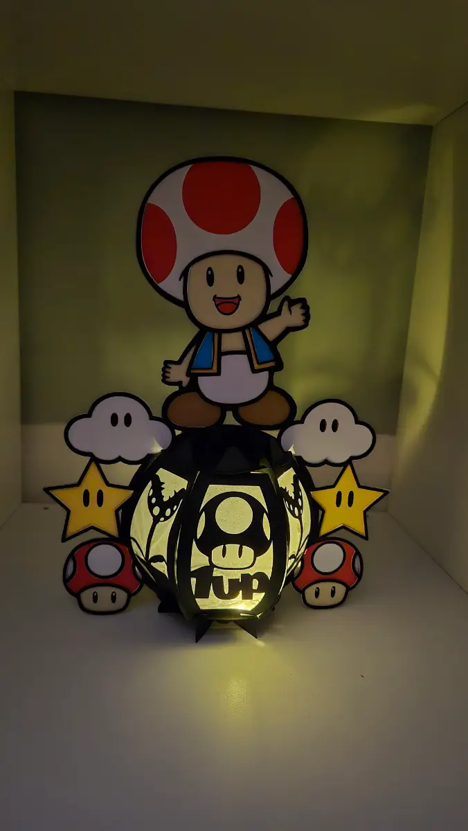 Make your own toad lantern kit! Decoration! Light! Craft! Activity!