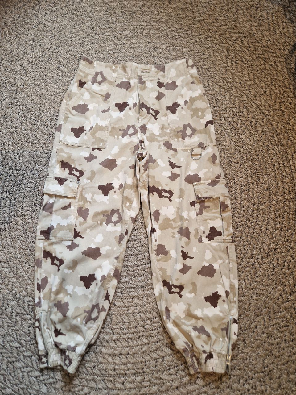 River island camo/combat trousers
