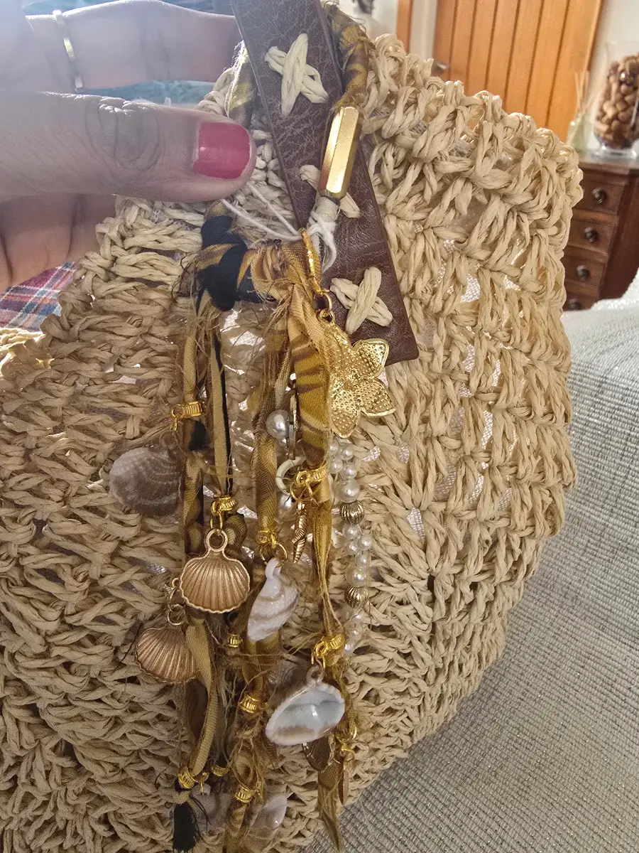 Carabiner bag charm