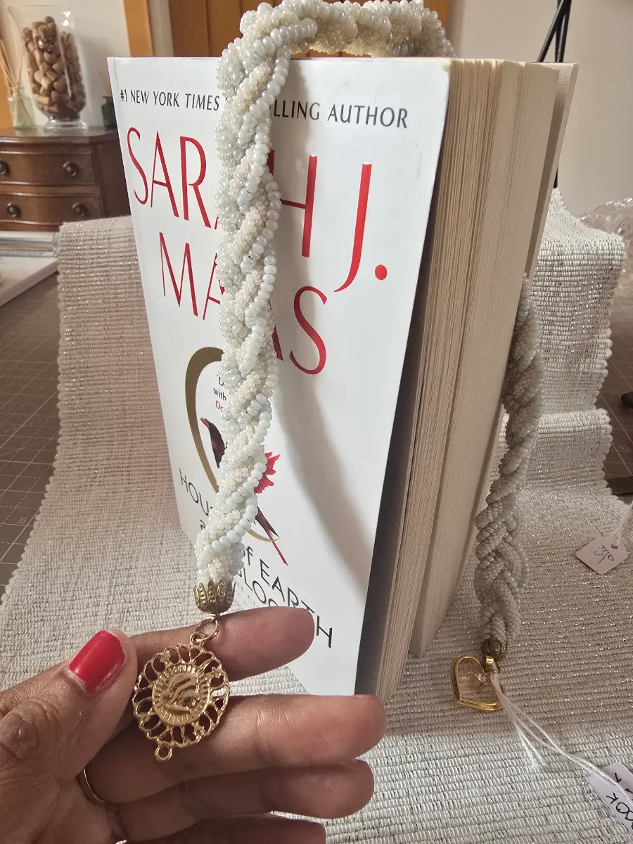 Beaded bookmark