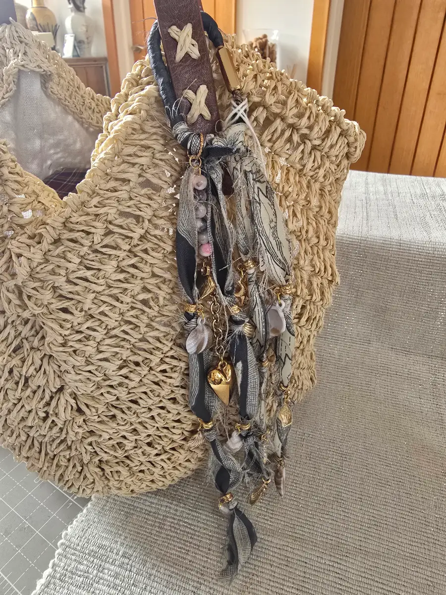 Carabiner bag charm