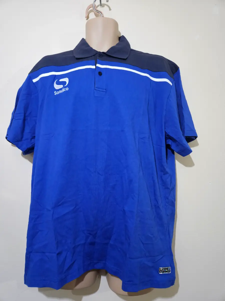 Sondico Precision Men's Performance Polo Shirt – Royal Blue/Navy
