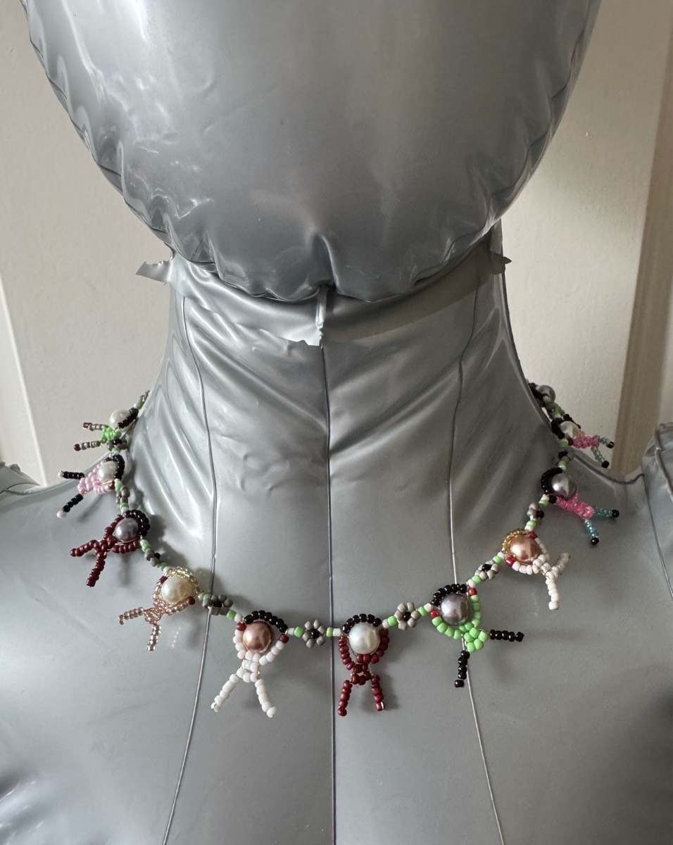 ‘United we Stand’ Diversity people Beaded Necklace