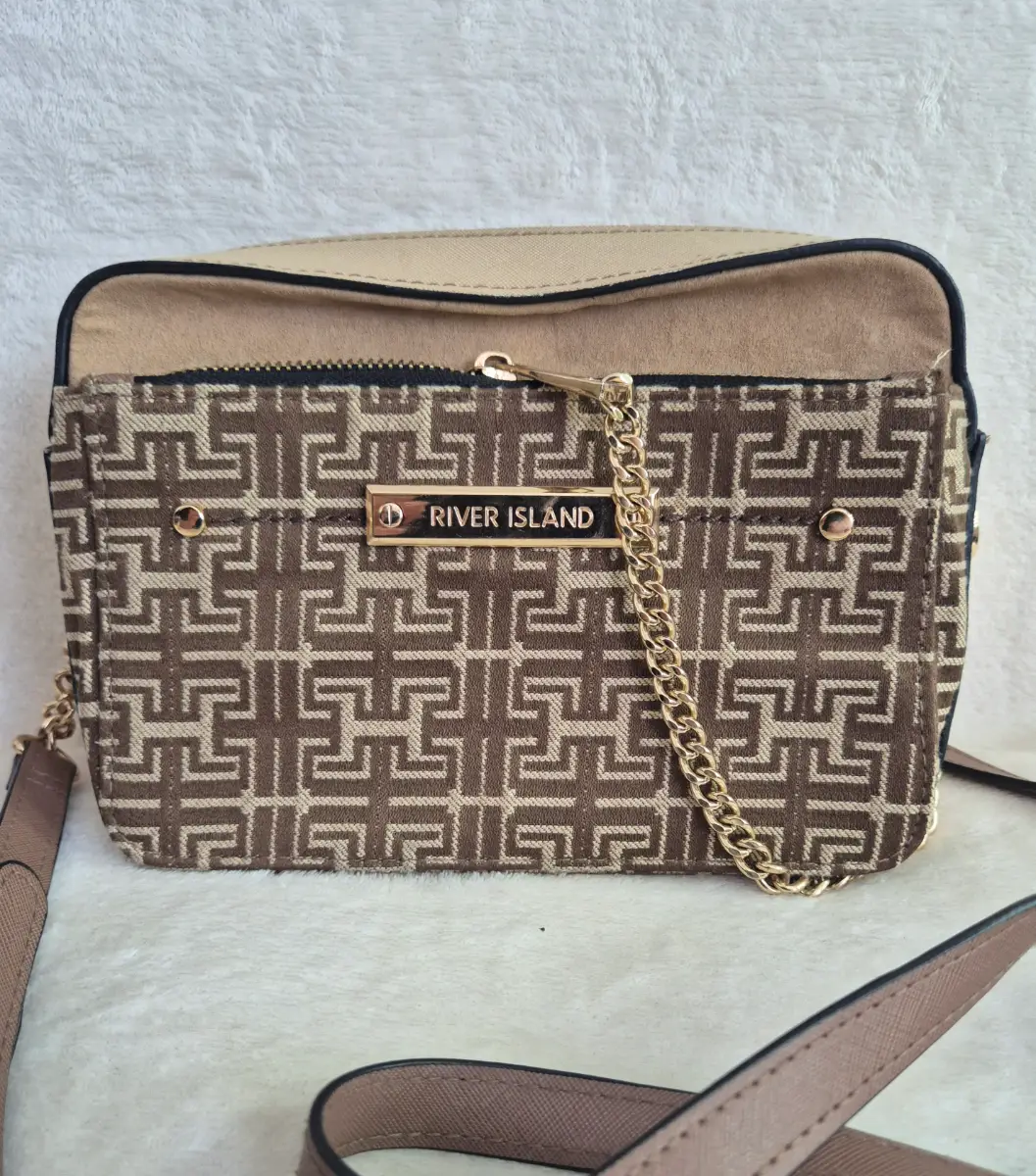 Ladies brown river island handbag