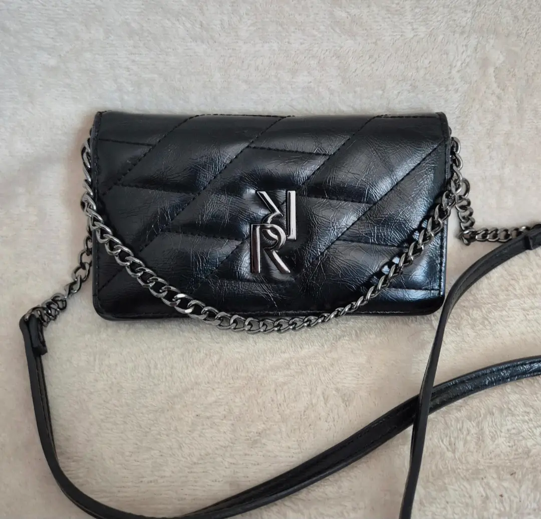 Ladies River Island black handbag purse