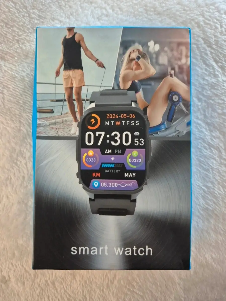 Black smart watch