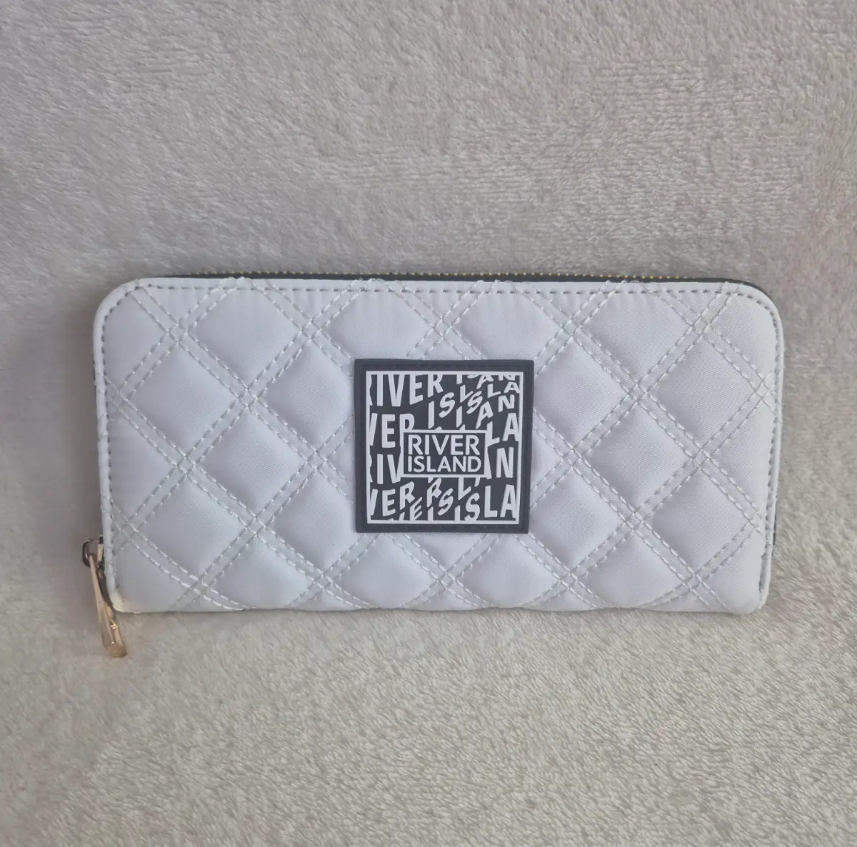 Ladies white River island purse