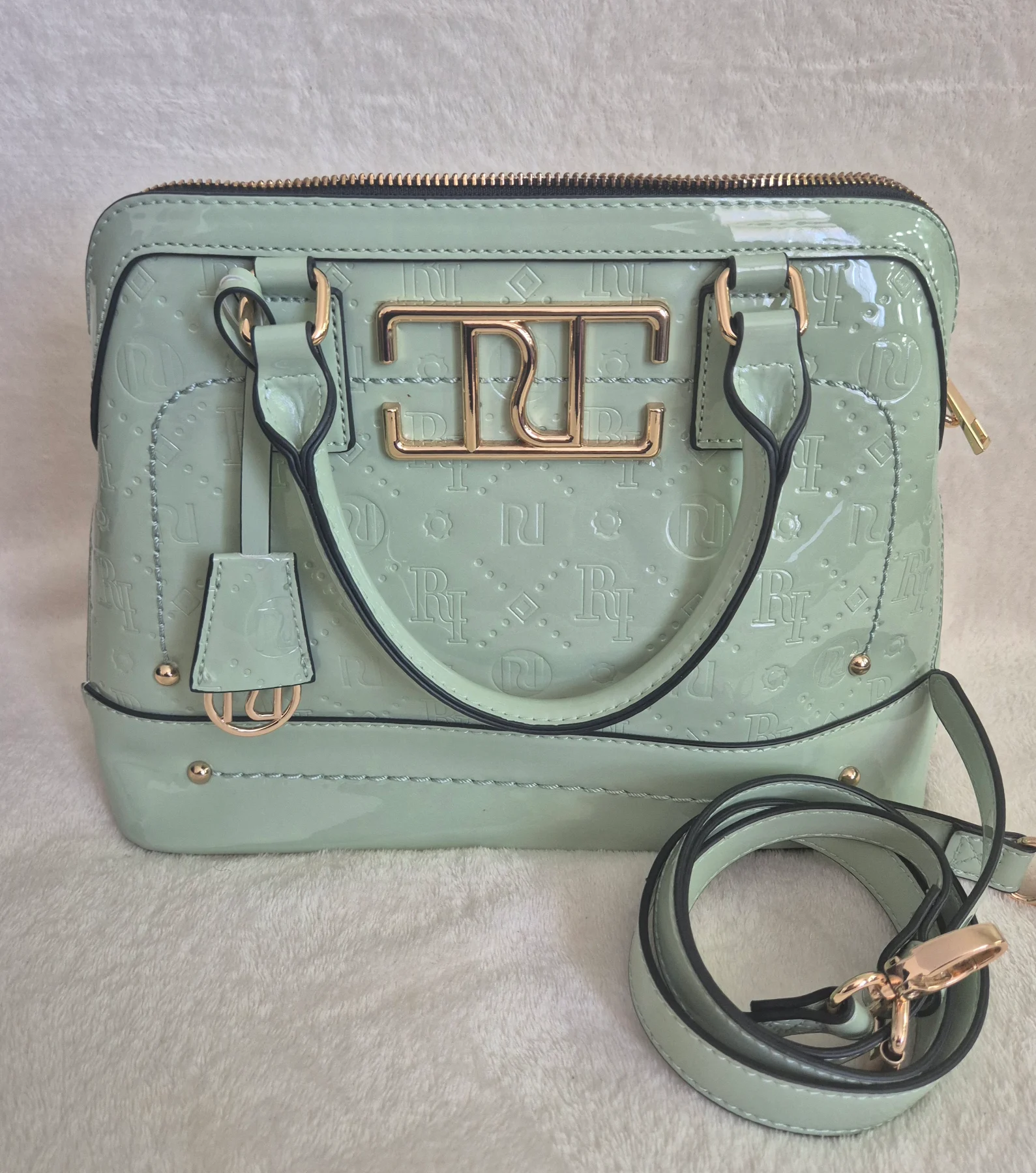 Ladies mint green River island handbag