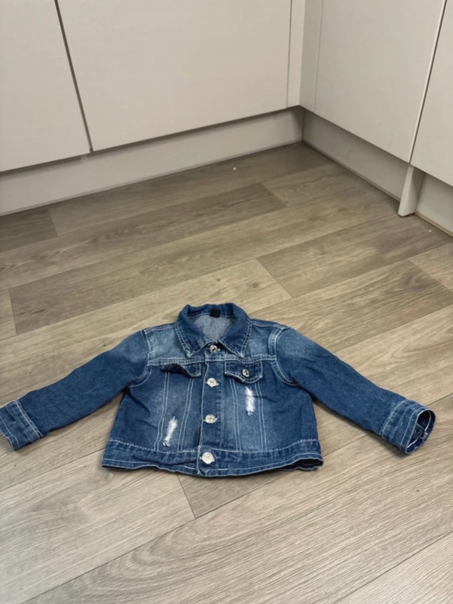 SHEIN Girls Blue Denim Jacket 18-24 Months