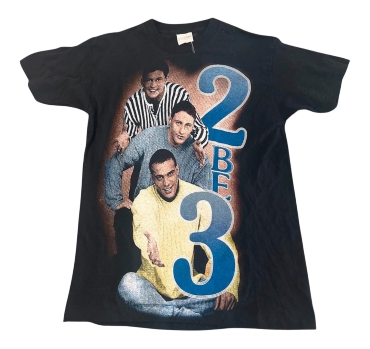 Vintage 90s 2BE3 Band T-Shirt Screen Stars Tag Size S Y2K