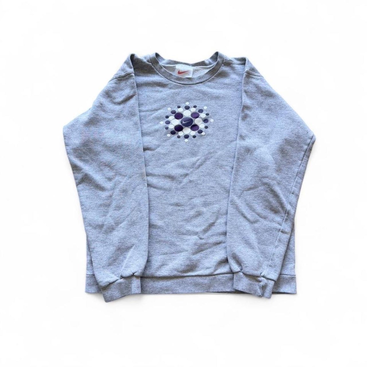 Vintage Nike Centre Swoosh Dotted Crewneck Jumper