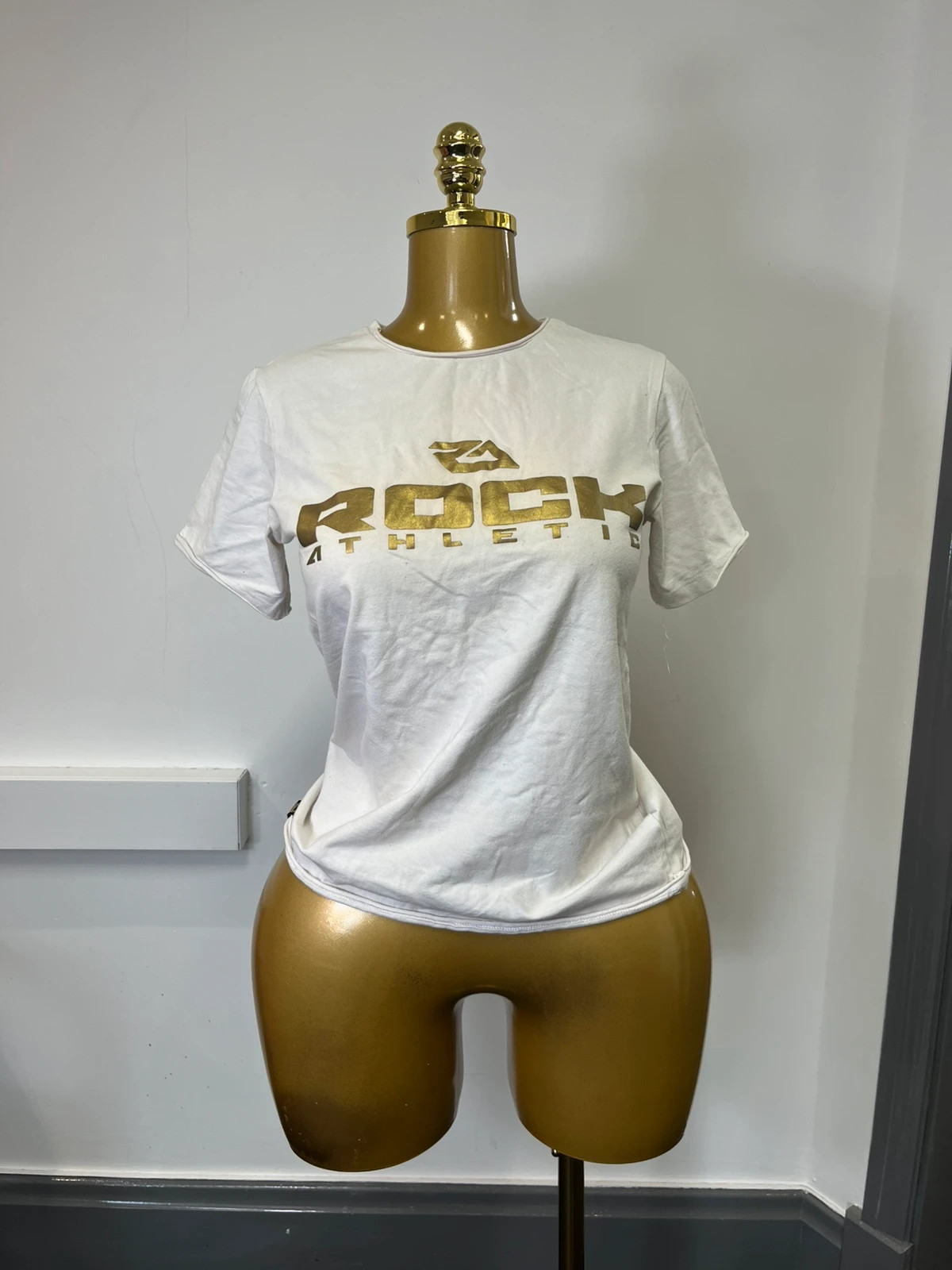 Crème rock athlete S T-shirt small active wear gym