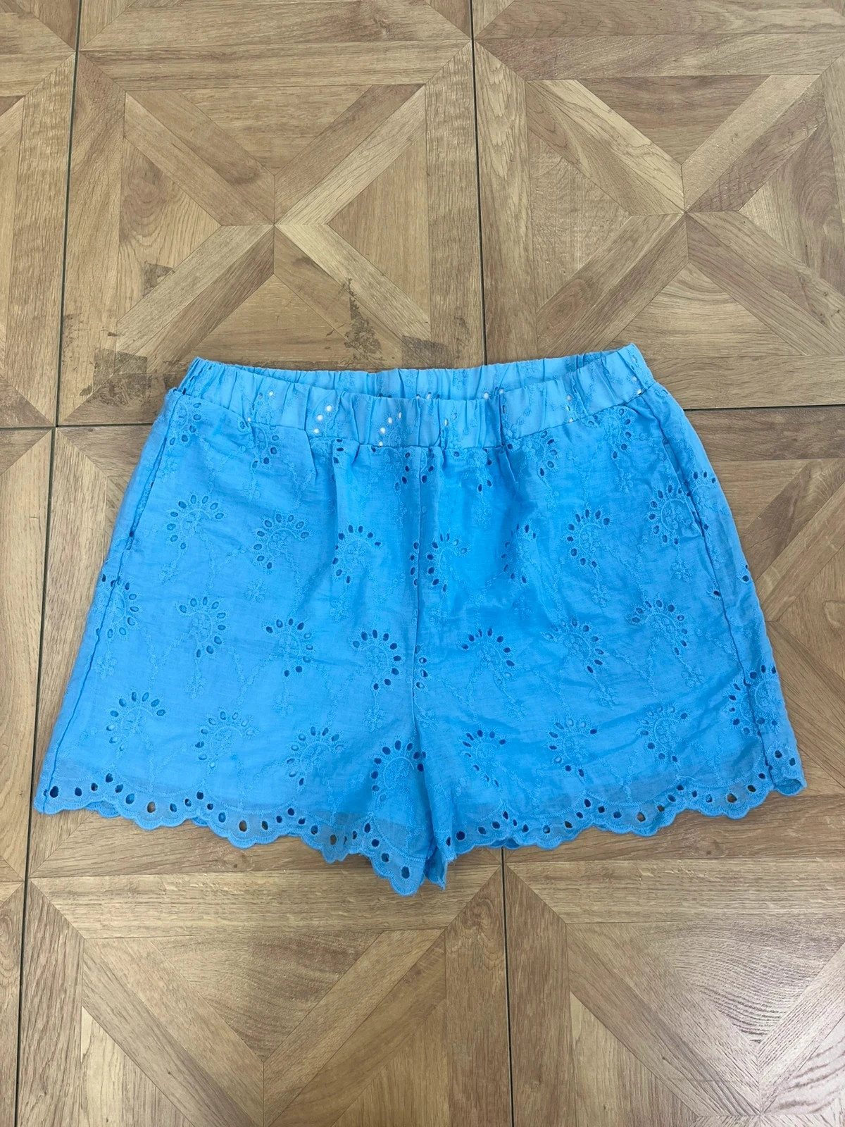 Womens baby blue high waisted 3XL shorts