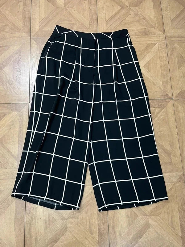 Women’s phase eight uk16 high waisted cropped wide leg trousers