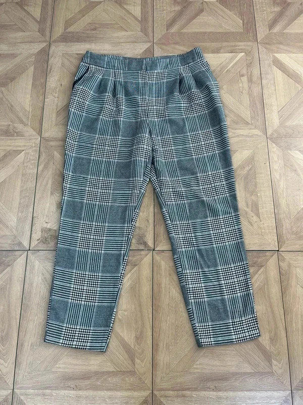 Very uk 16 checkered straight leg work office trousers