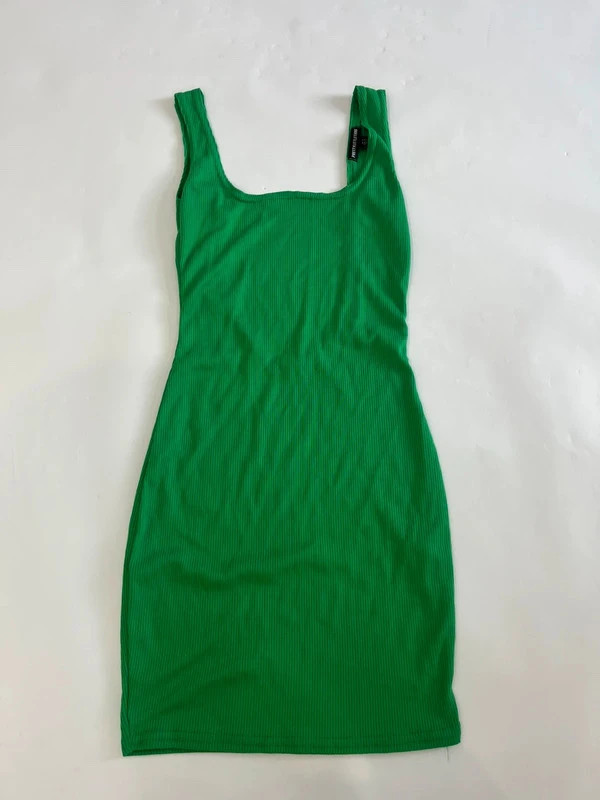 Green size 4 backless PLT mini dress
