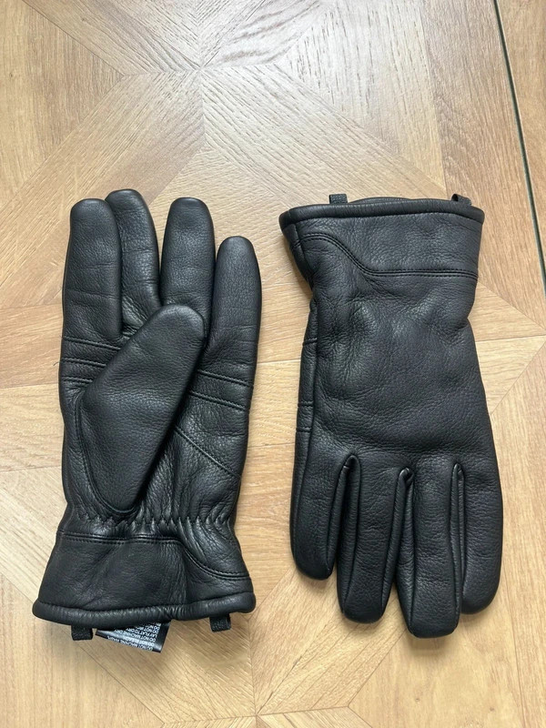 Thinsulate black / dark brown thermal women’s gloves