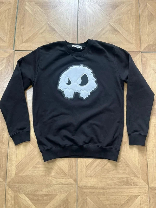 Men’s mcq long sleeve authentic black jumper size L