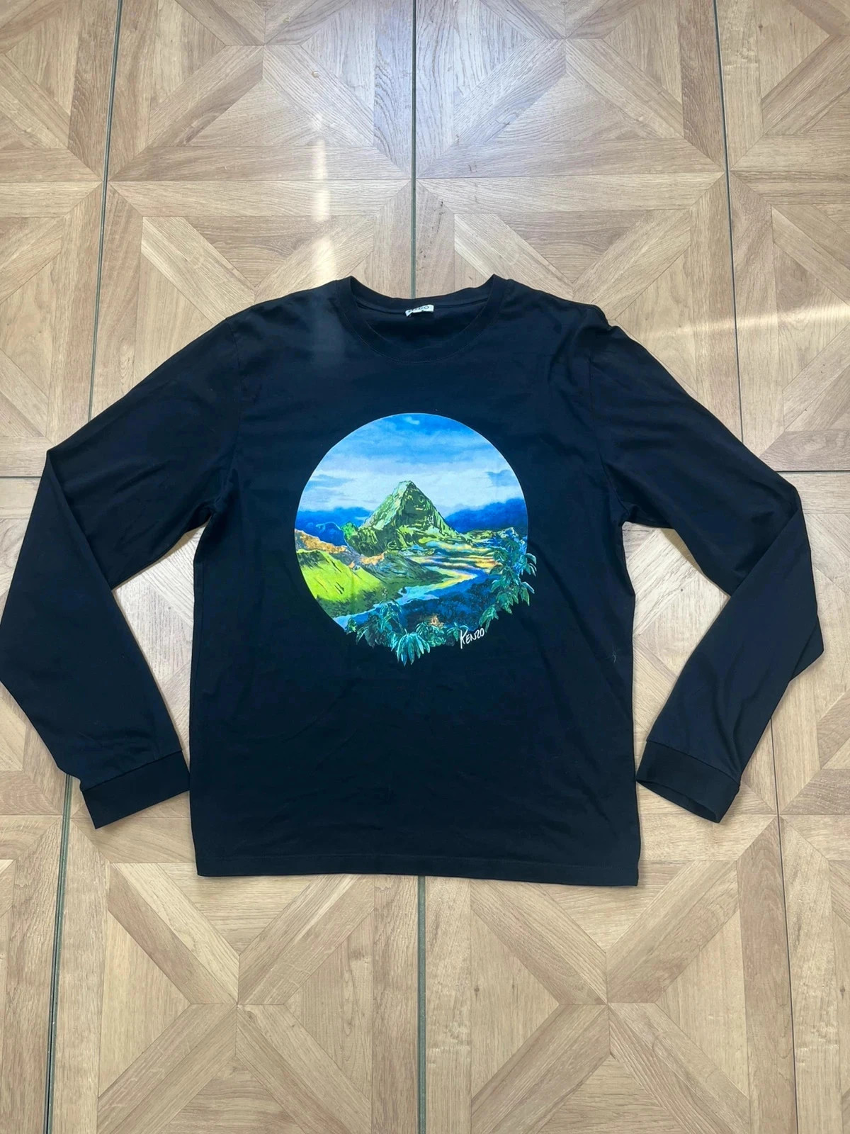 Kenzo XL long sleeve print men’s t shirt