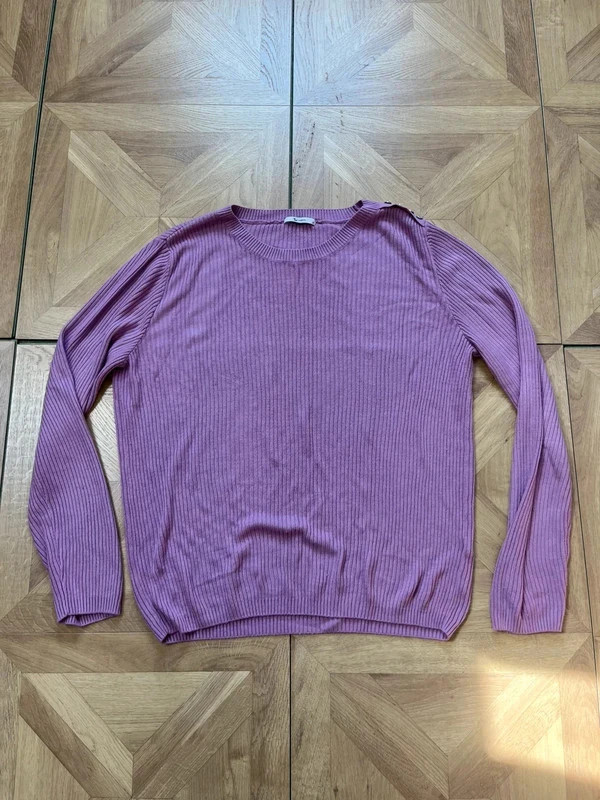 Women’s pink TU long sleeve button detail long sleeve top