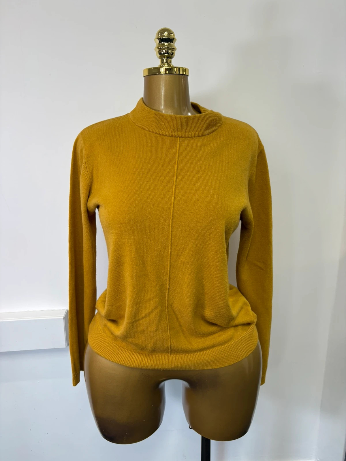 Women’s intuition mustard turtle neck long sleeve jumper 12/14