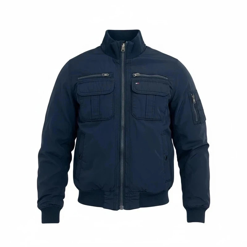 Men’s Tommy Hilfiger size S vintage navy blue puffer coat