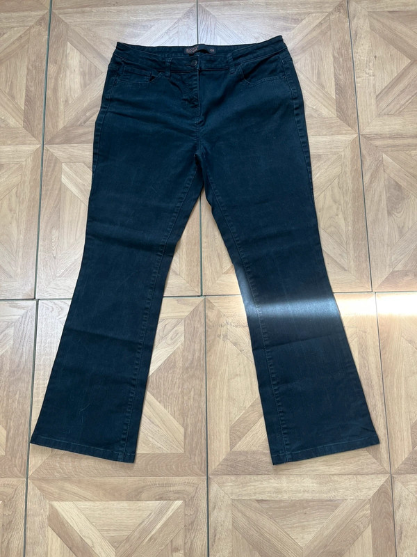 Women’s high waisted next boot cut 16R black jeans
