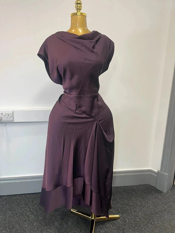 Brand new purple cowl neck phase eight maxi dress