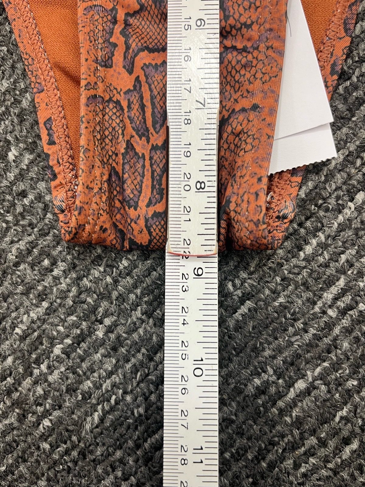 Primark Brown Snake Print Triangle Bikini Set with Tie-Side Bottoms image 10