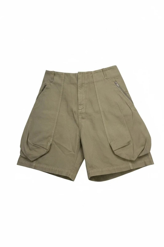 NEW Jacquemus Beige Le Short Cargo Croissant Cotton Shorts Men’s Size 50