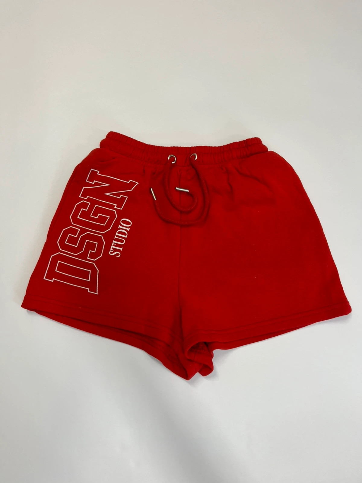 BOOHOO red casual design studio shorts extra small