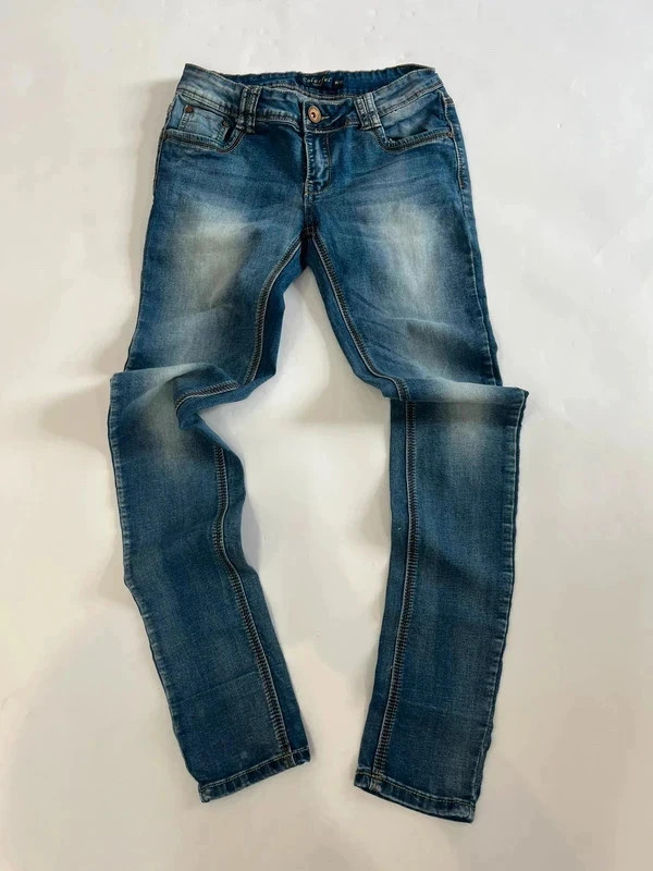 Y2K colourful blue denim M/38 mid rise jeans