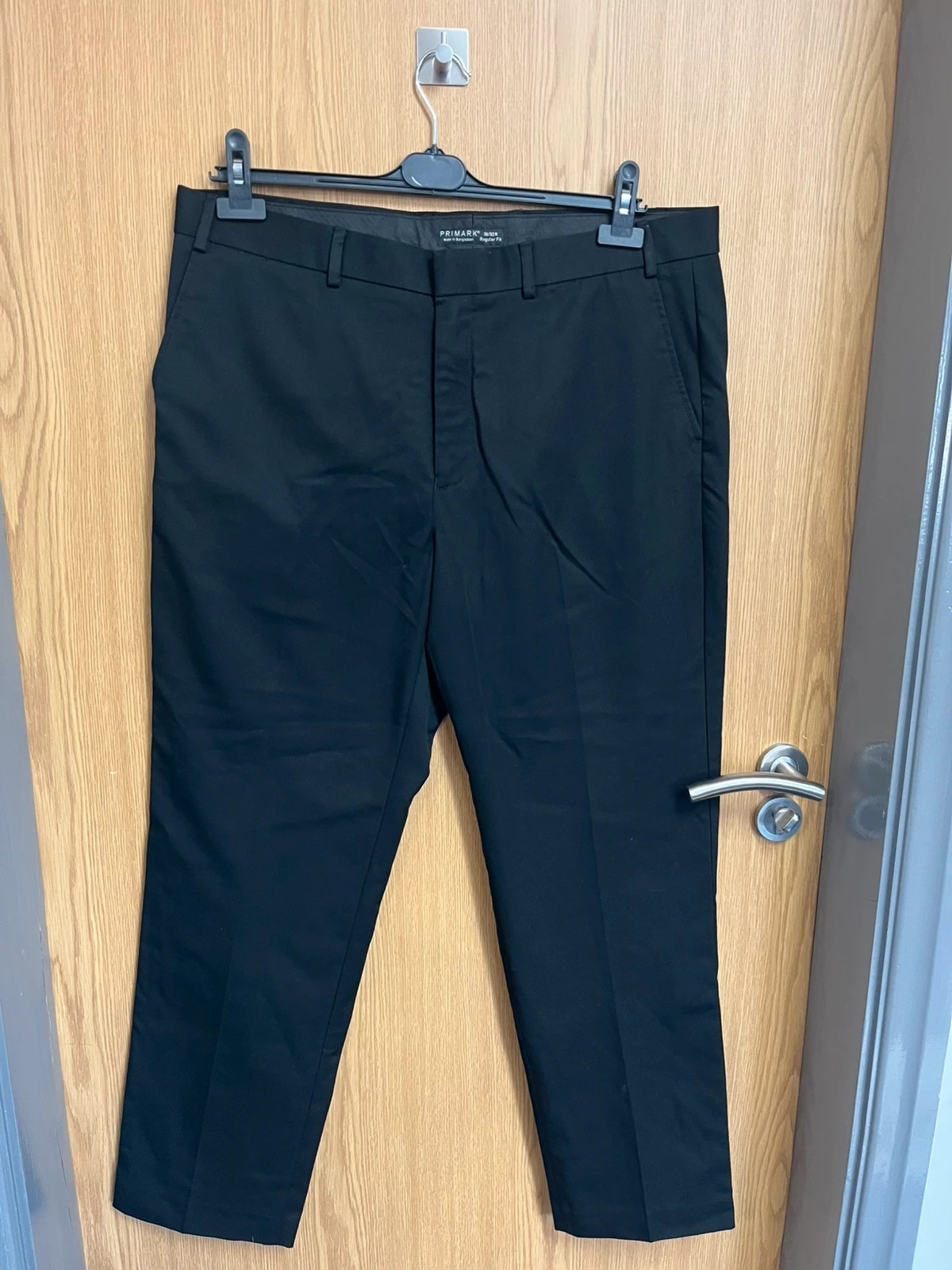 Primark Black Tailored Trousers Straight Leg Smart Office Formal Wear
