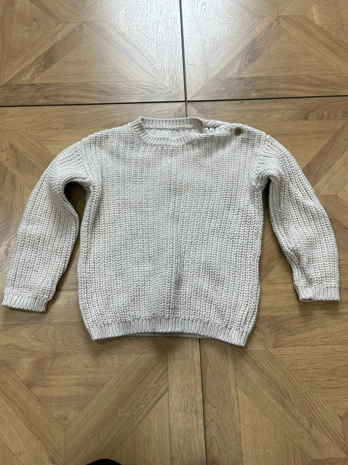 Boys long sleeve cream 18-24 months cotton jumper George
