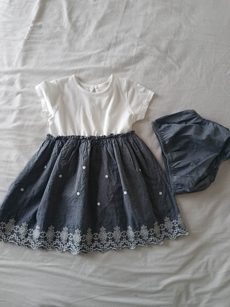 Baby girl 2 piece dress (12/18 months)