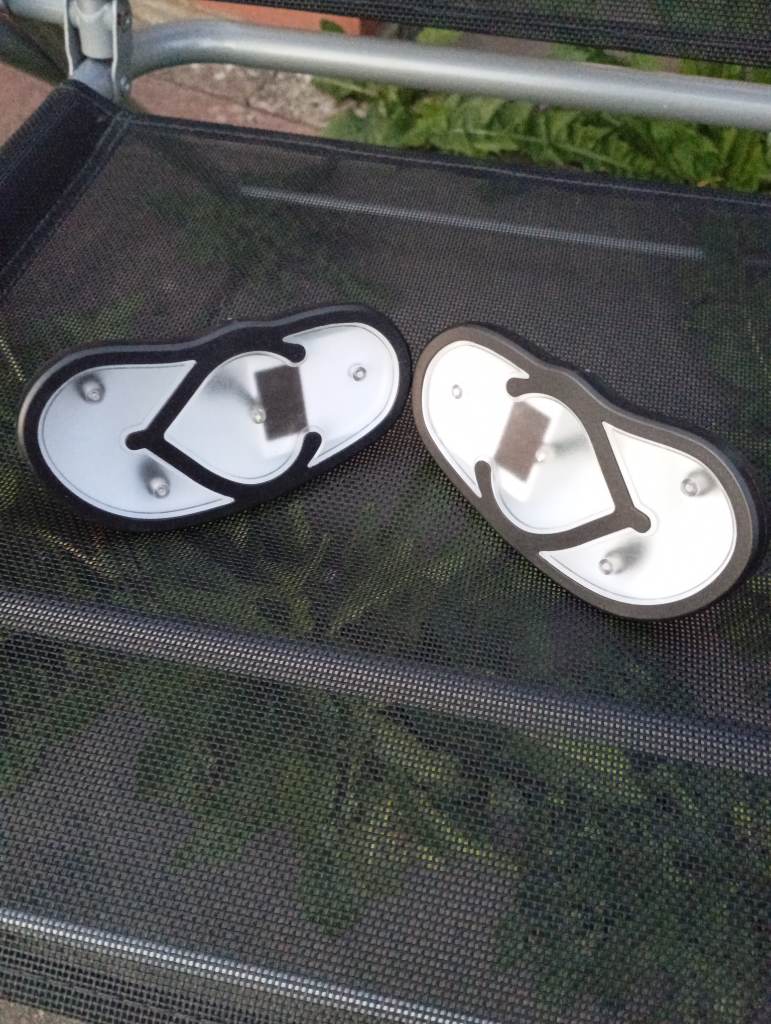 Garden flip flop solar led lights pack of 2