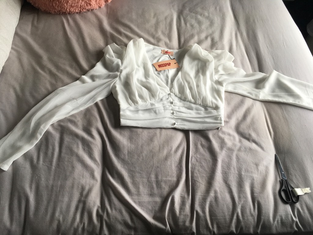 Ladies misspap chffron top, size 10